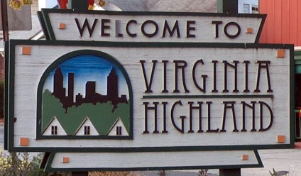 Virginia Highlands Welcome Sign