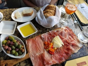 The more than ample charcuterie board