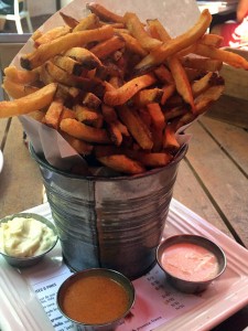 One of my faves: the fries with garlic aioli